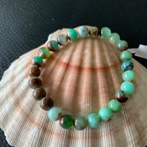 bracelet simple chrysoprase 8 mm