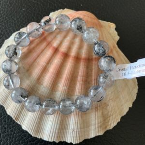 bracelet simple cristal(diamant) d'herkimer 10mm
