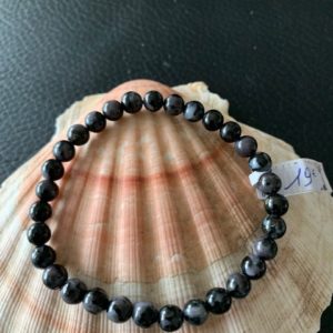 bracelet simple gabbro 6 mm