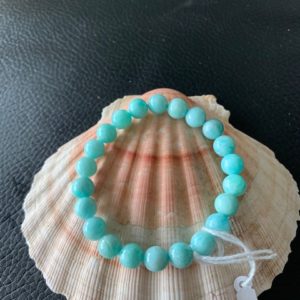 bracelet amazonite 8 mm