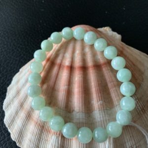 bracelet simple jade de birmanie 8 mm