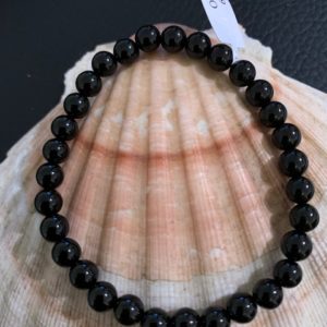 bracelet simple onyx 6 mm