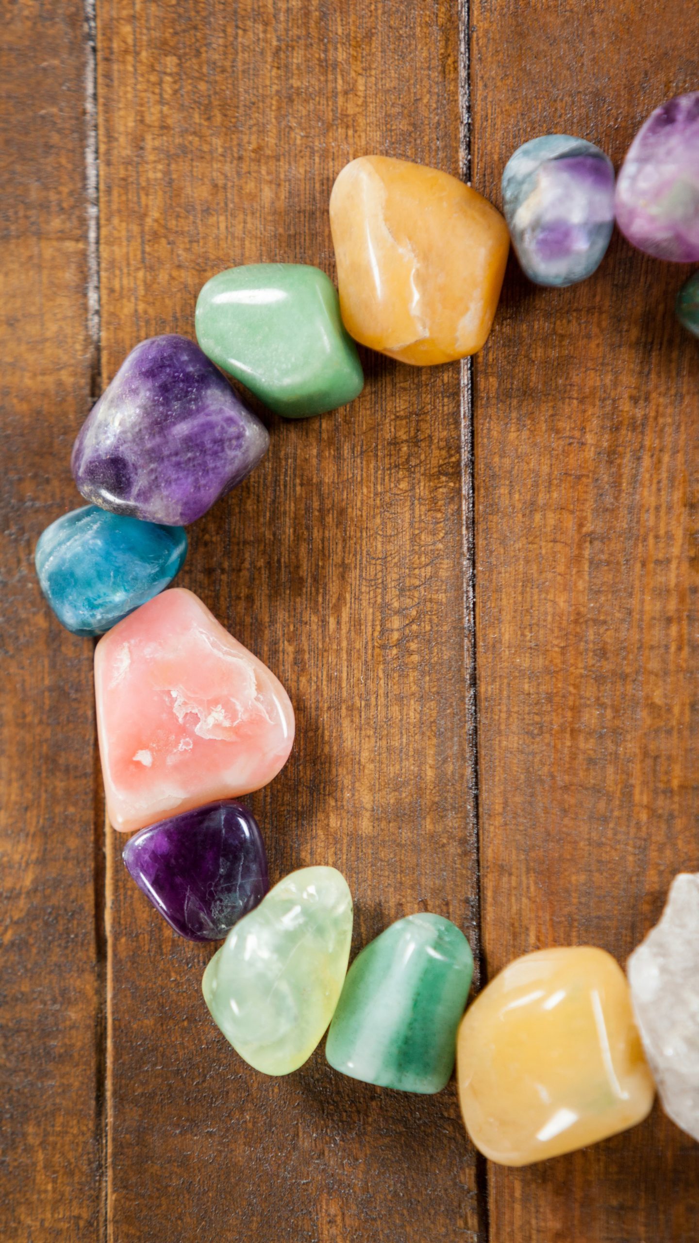 colorful pebbles stones